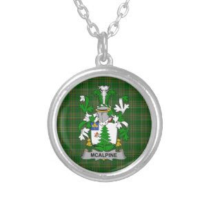 Irish Necklace McAlpine or MacAlpin Coat of Arms F