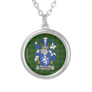 Irish Necklace McDowell Coat of Arms Family Crest