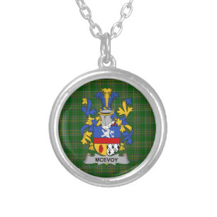 Irish Necklace McEvoy or McKelvey Coat of Arms Fam