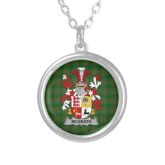 Irish Necklace McGrath or McGraw Coat of Arms Fami (Front)