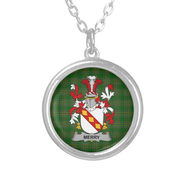 Irish Necklace Merry or O_Merry Coat of Arms Famil (Front)