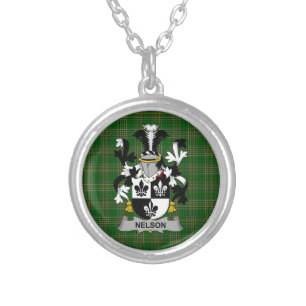Irish Necklace Nelson or Nealson Coat of Arms Fami