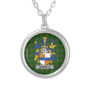 Irish Necklace Norreys Coat of Arms Family Crest