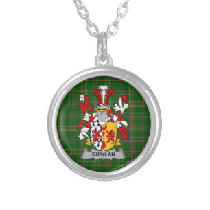 Irish Necklace Quinlan or O_Quinlevan Coat of Arms