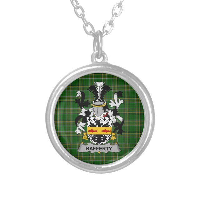 Irish Necklace Rafferty or O_Rafferty Coat of Arms (Front)