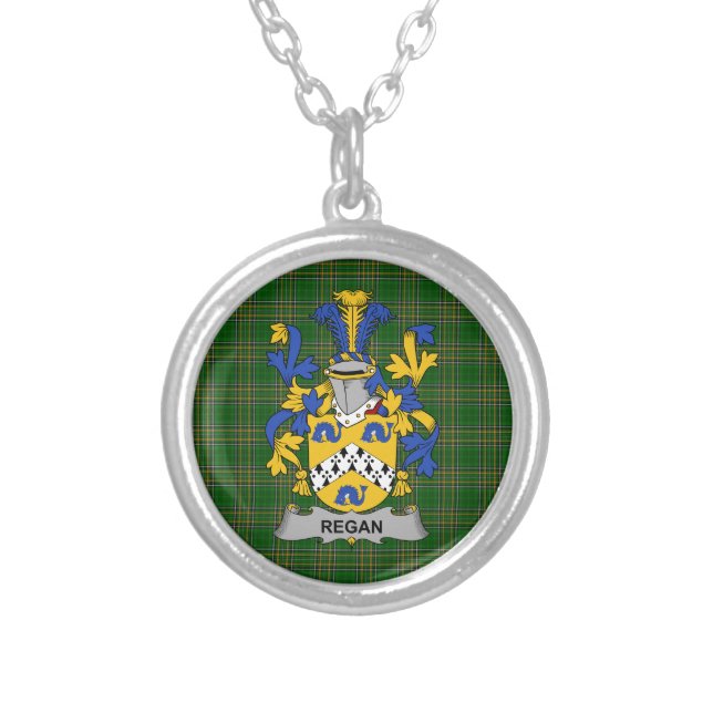 Irish Necklace Regan or O_Regan Coat of Arms Famil (Front)