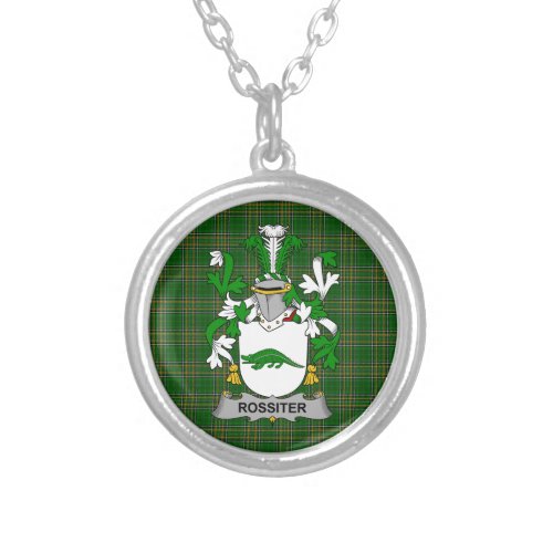 Irish Necklace Rossiter Coat of Arms Family Crest