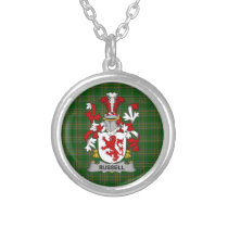 Irish Necklace Russell Coat of Arms Family Crest