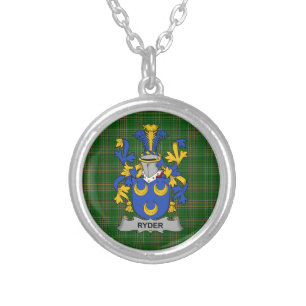 Irish Necklace Ryder Coat of Arms Family Crest