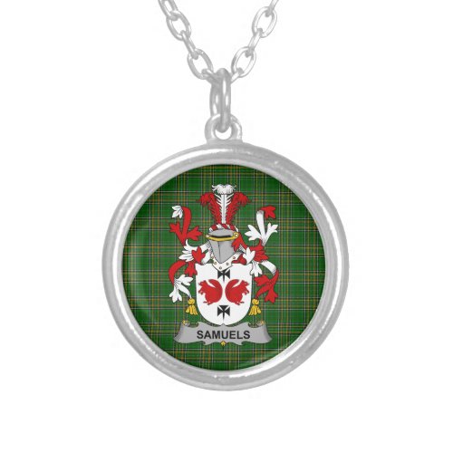 Irish Necklace Samuels Coat of Arms Family Crest