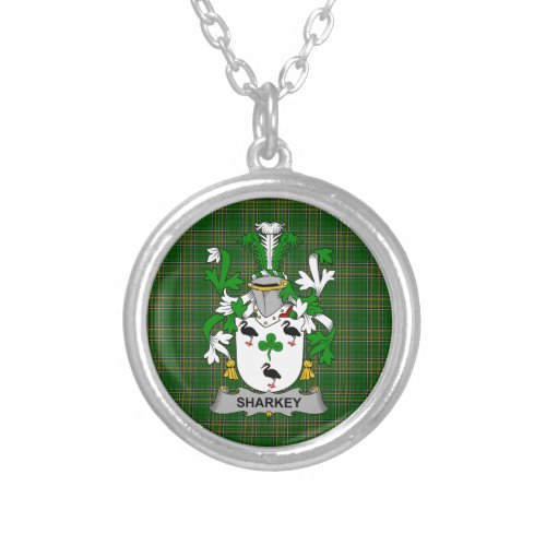Irish Necklace Sharkey or O_Sharkey Coat of Arms F