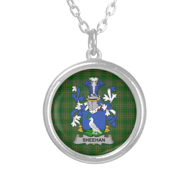 Irish Necklace Sheehan or O_Sheehan Coat of Arms F (Front)