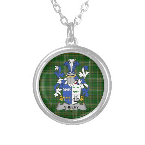 Irish Necklace Sheehy or McSheehy Coat of Arms Fam