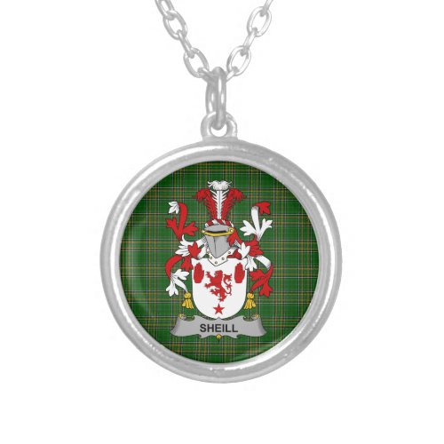 Irish Necklace Sheill or O_Sheil Coat of Arms Fami