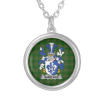 Irish Necklace Sherlock Coat of Arms Family Crest