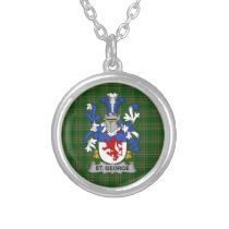 Irish Necklace St. George Coat of Arms Family Cres