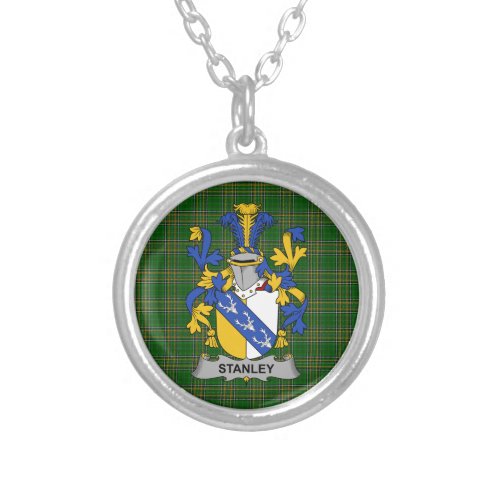 Irish Necklace Stanley Coat of Arms Family Crest