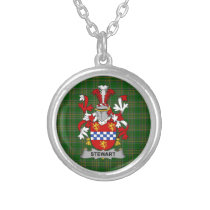 Irish Necklace Stewart Coat of Arms Family Crest