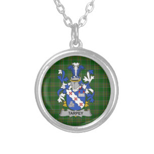 Irish Necklace Tarpey Coat of Arms Family Crest