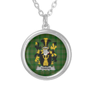 Irish Necklace Towers Coat of Arms Family Crest
