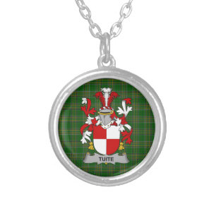Irish Necklace Tuite Coat of Arms Family Crest