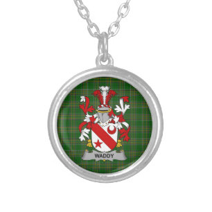 Irish Necklace Waddy Coat of Arms Family Crest