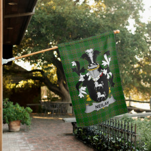  Irish Neilan or O_Neylan Coat of Arms Family Cres House Flag