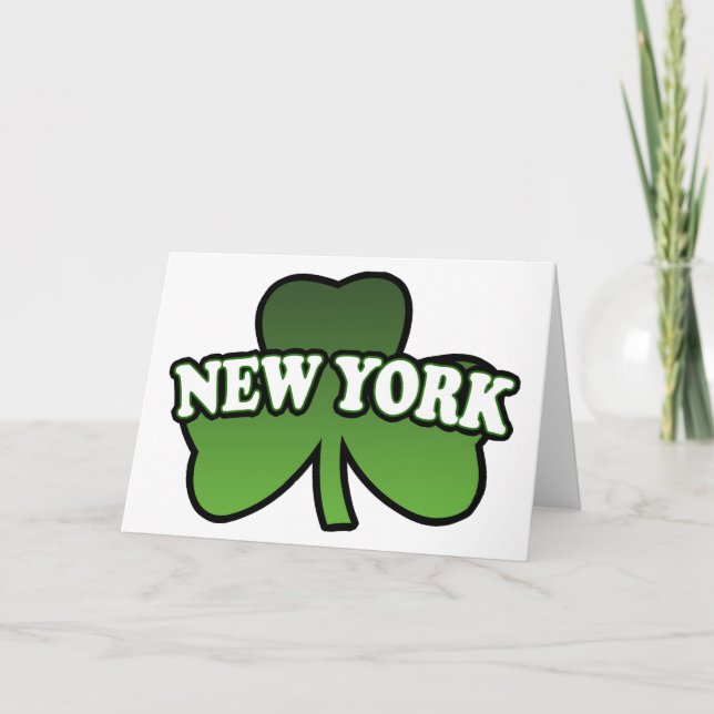 Irish New York Greeting Card (Front)