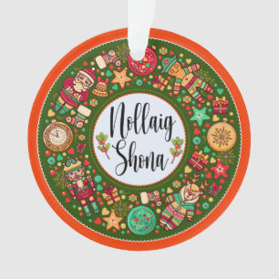 Irish Nollaig Shona Ornament