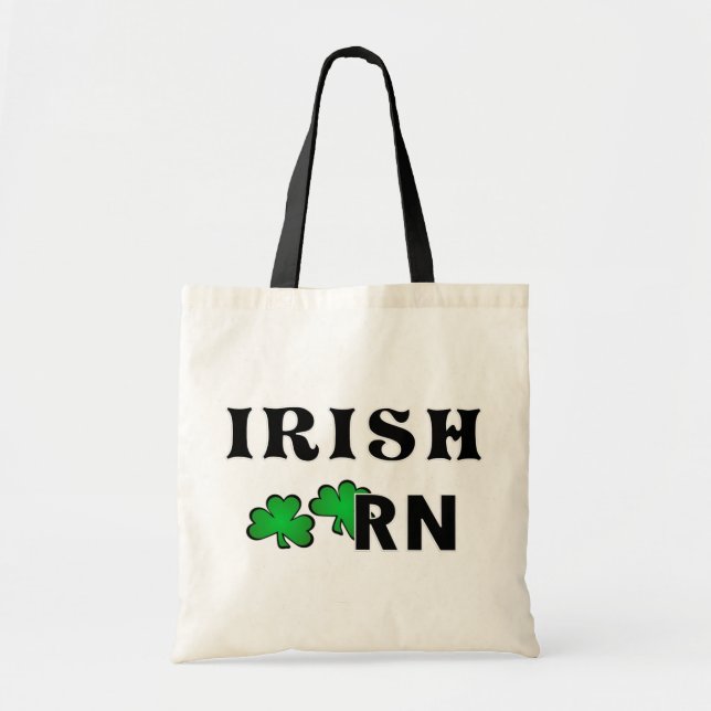 Irish Nurse RN Tote Bag (Front)