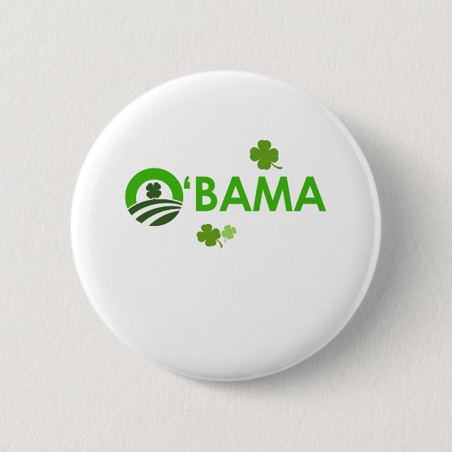 Irish Obama Button (Front)