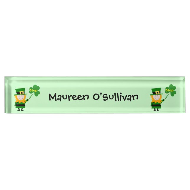 Irish Only Nameplate (Front)