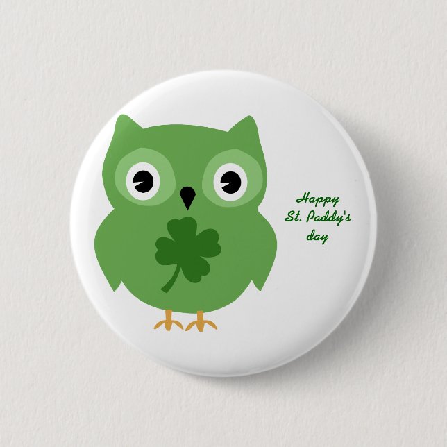 Irish Owl Button (Front)
