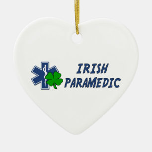Irish Paramedic Ceramic Ornament