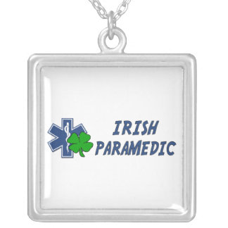 Irish Paramedic Silver Plated Necklace