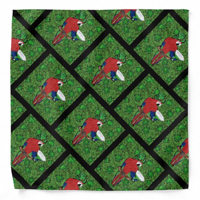 IRISH PARROT BANDANA (Front)