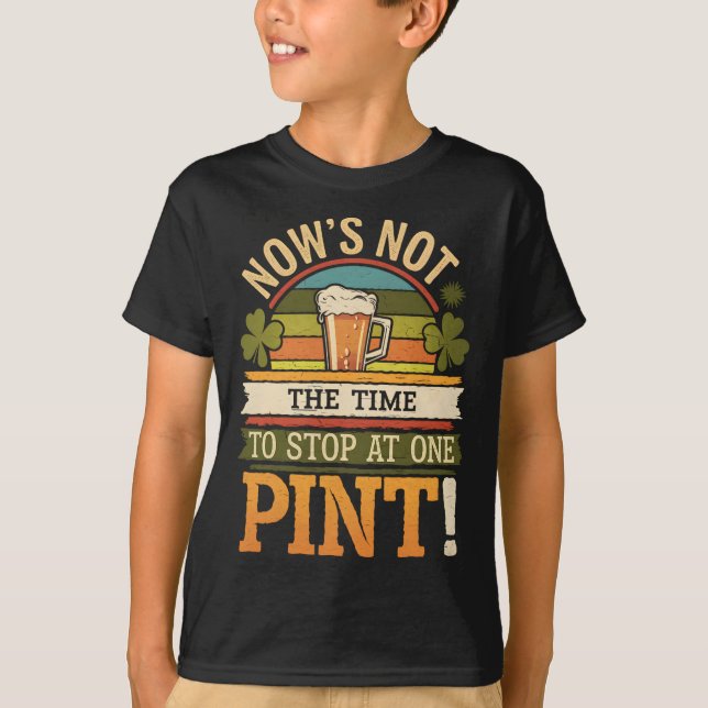 Irish Patty's Green St Paddy Funny Saint Patricks  T-Shirt (Front)