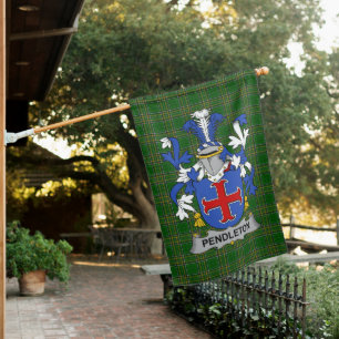 Irish Pendleton Coat of Arms Family Crest Ireland House Flag
