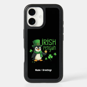 Irish Penguin A Lucky Blend of Fun, Humor, Charm iPhone 16 Case