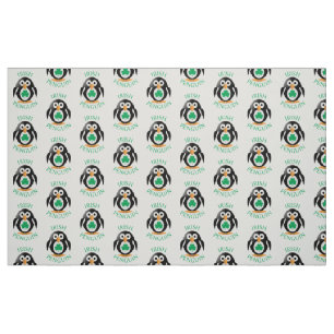 Irish penguin fabric