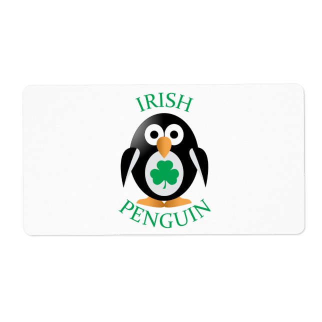 Irish penguin label (Front)