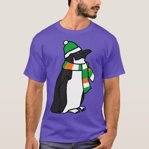 Irish Penguin on St Patricks Day T_Shirt
