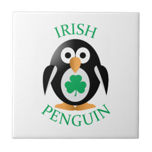 Irish penguin tile