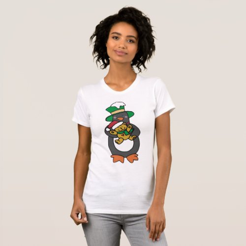 Irish Penguin Womens T_Shirt