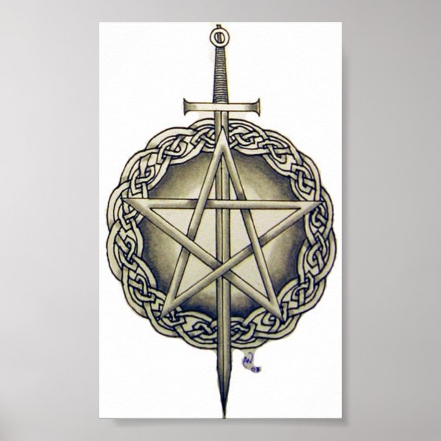 Irish Pentacle Poster (Front)