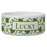 Irish Personalized Large Dog Bowl | Lucky at Zazzle