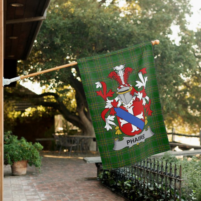  Irish Phaire Coat of Arms Family Crest Ireland House Flag (In SItu)