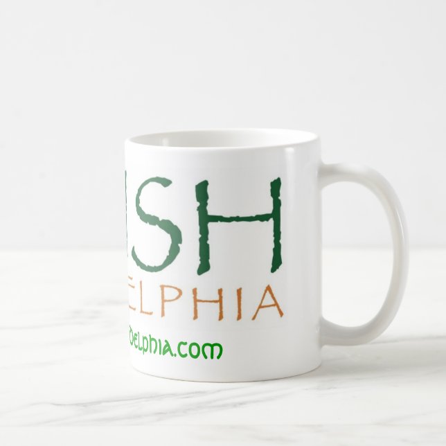 Irish Philadelphia Plain White Mug (Right)
