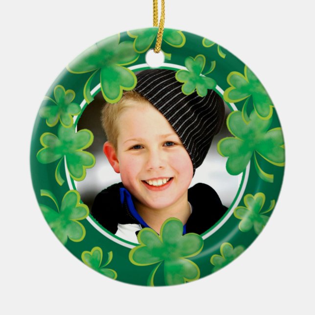 Irish Photo Ornament (Front)