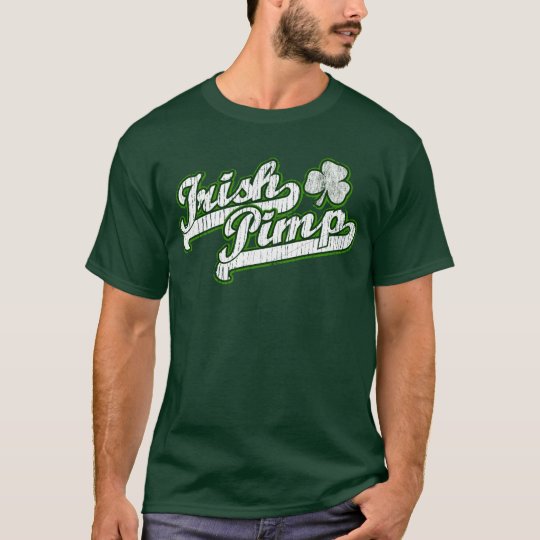 Irish Pimp Logo St. Patrick's Day Funny T-shirt